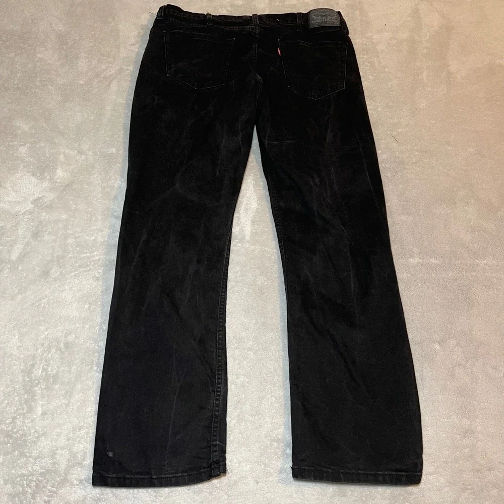 Levis 511 Jeans Mens 40x32 Black Slim Fit Denim Pants Stretch Western Streetwear